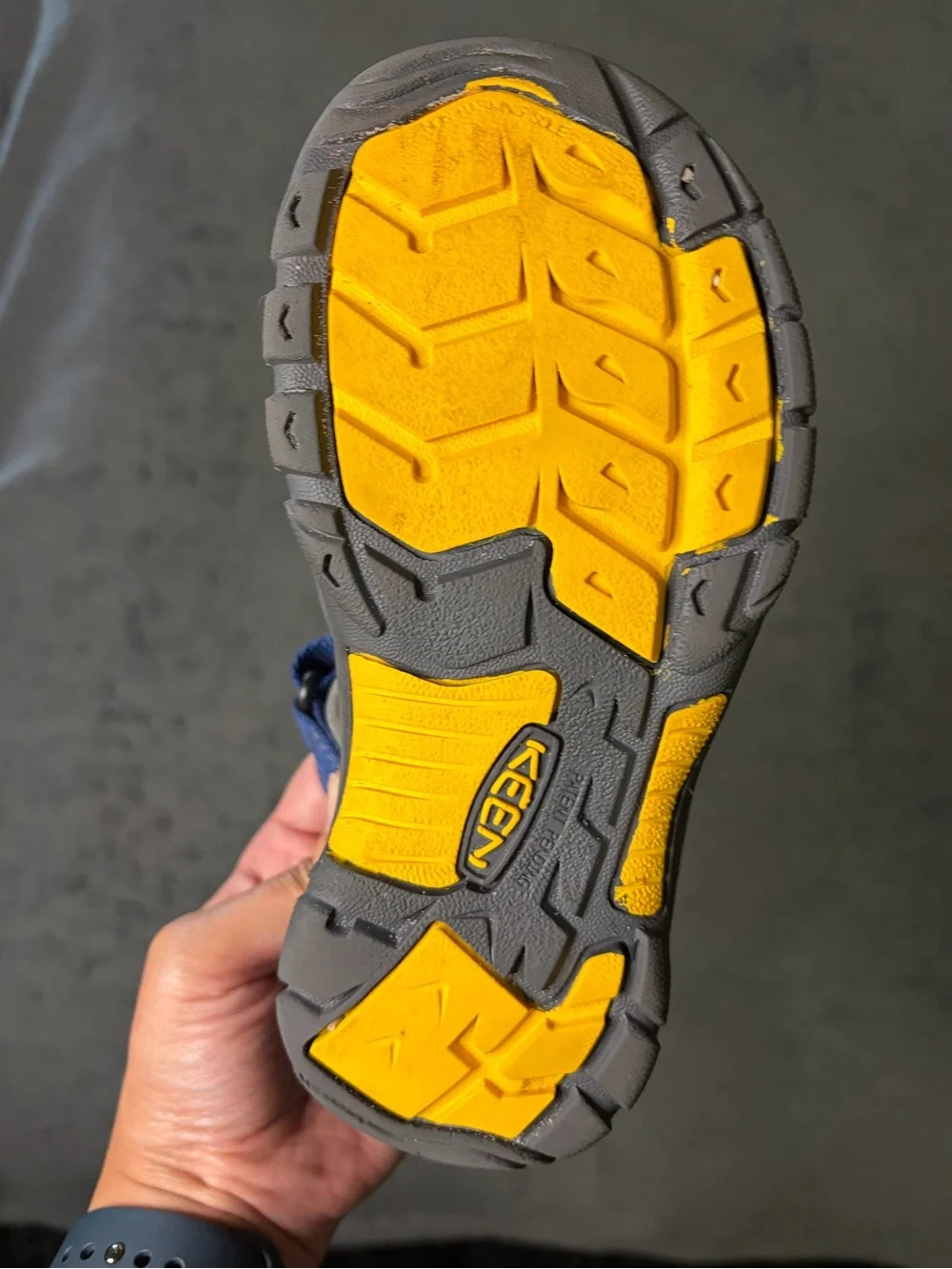 Keen Kids Navy and Gray Closed-Toe Sport Sandals
